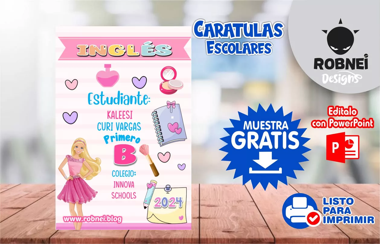 Cartula de Barbie Caratula MUESTRA GRATIS