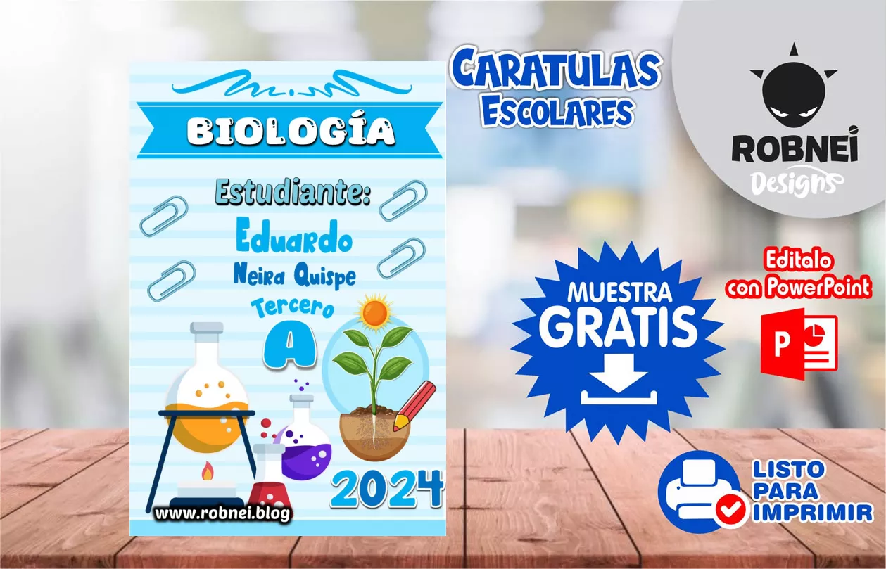 Cartula de Biologia Celeste Caratula MUESTRA GRATIS