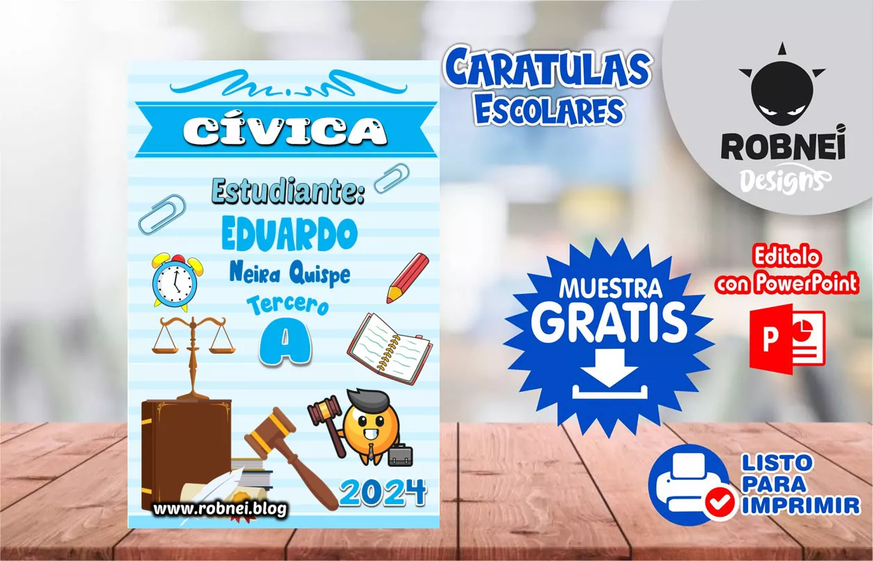 Cartula de Civica Celeste Caratula MUESTRA GRATIS