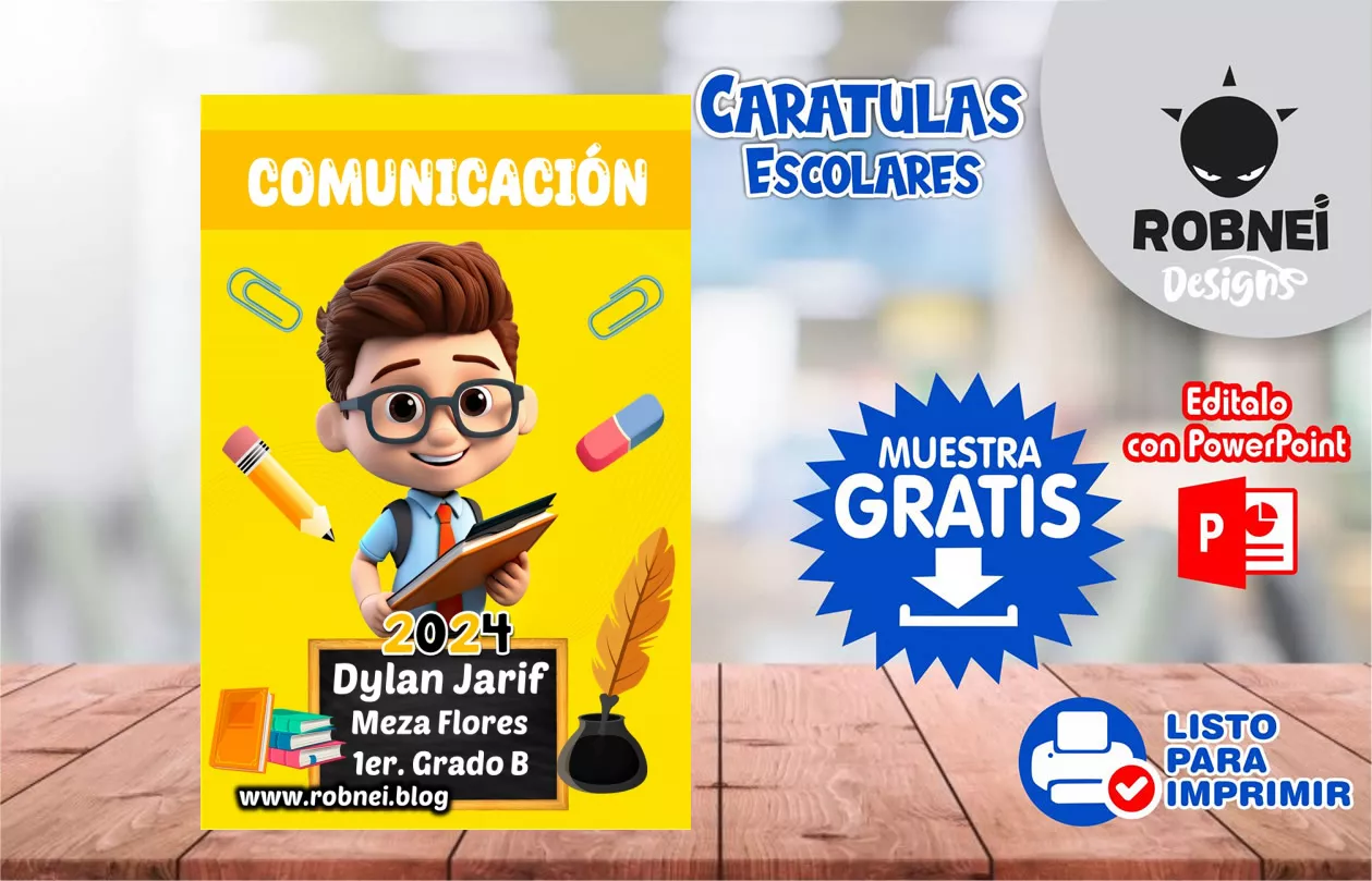 Cartula de Comunicacion Estudiante Caratula MUESTRA GRATIS 2