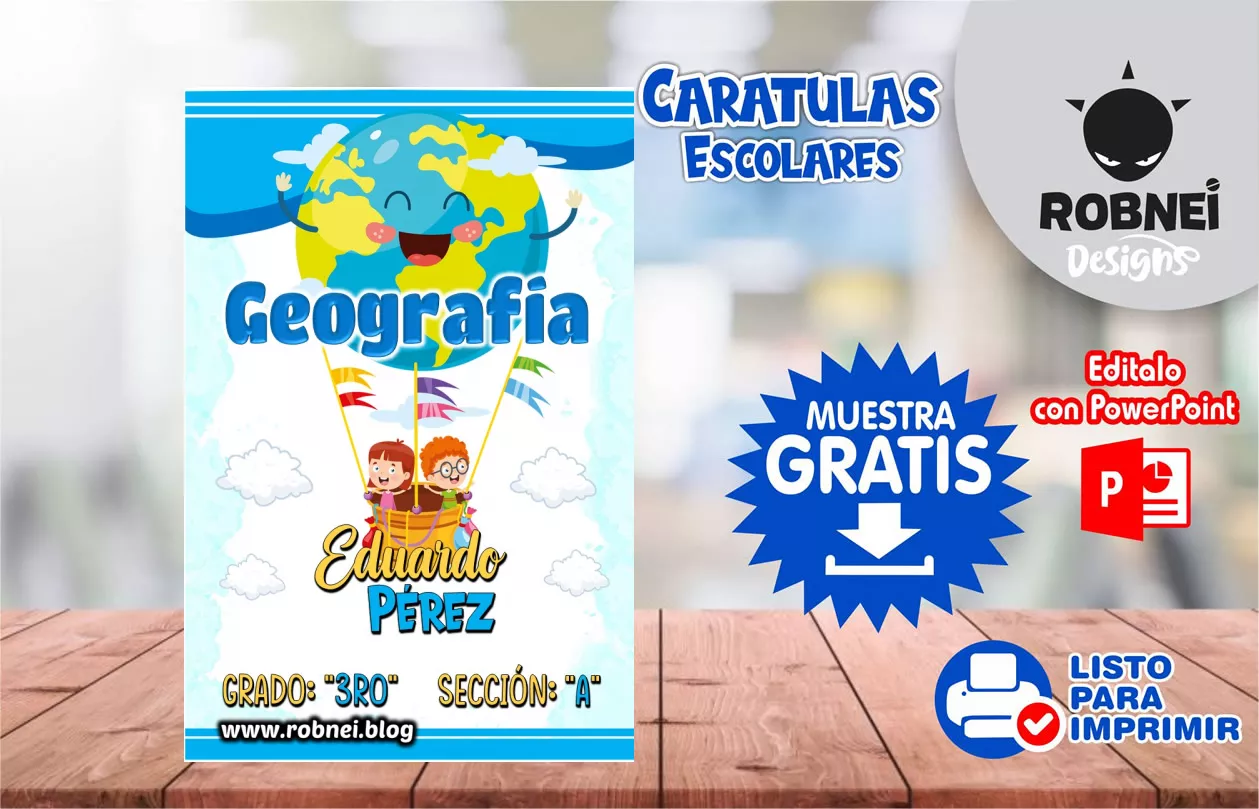 Cartula de Geografia Caratula 010 MUESTRA GRATIS