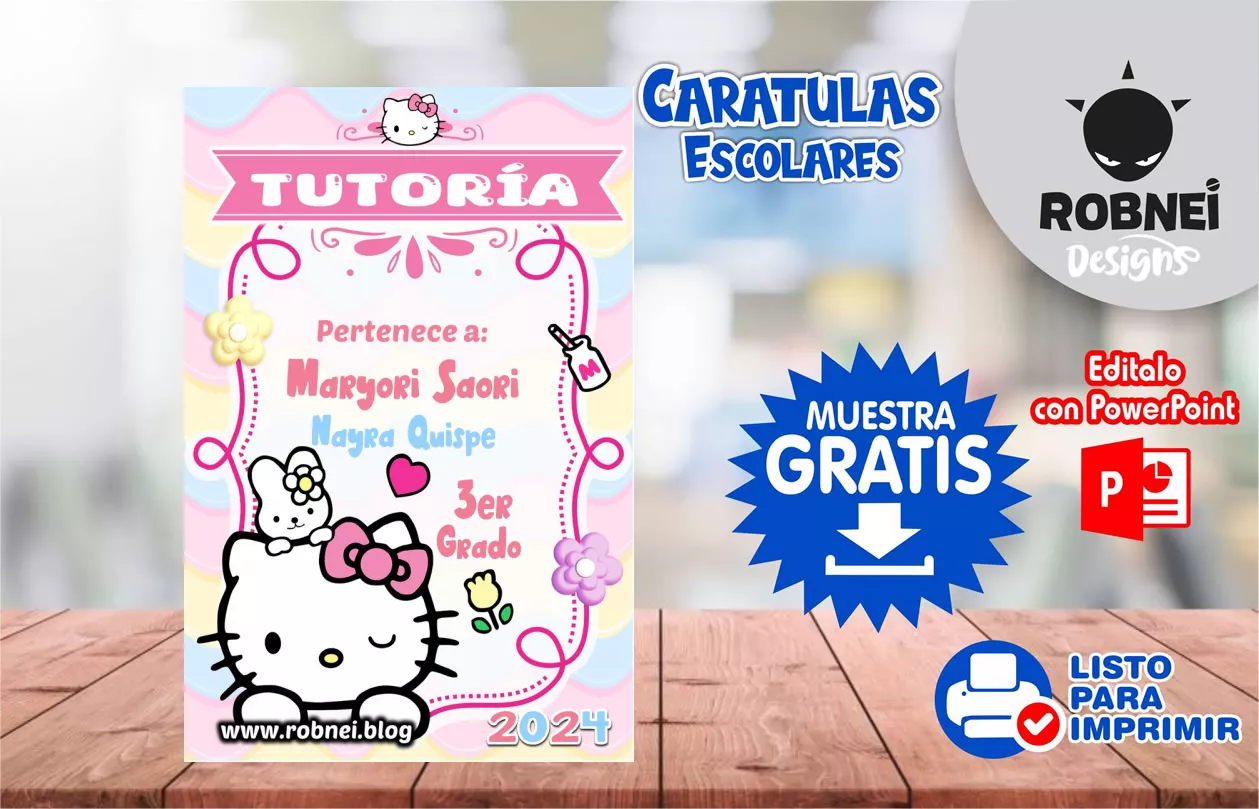 Cartula de Hello Kitty Caratula 04 MUSTRA GRATIS