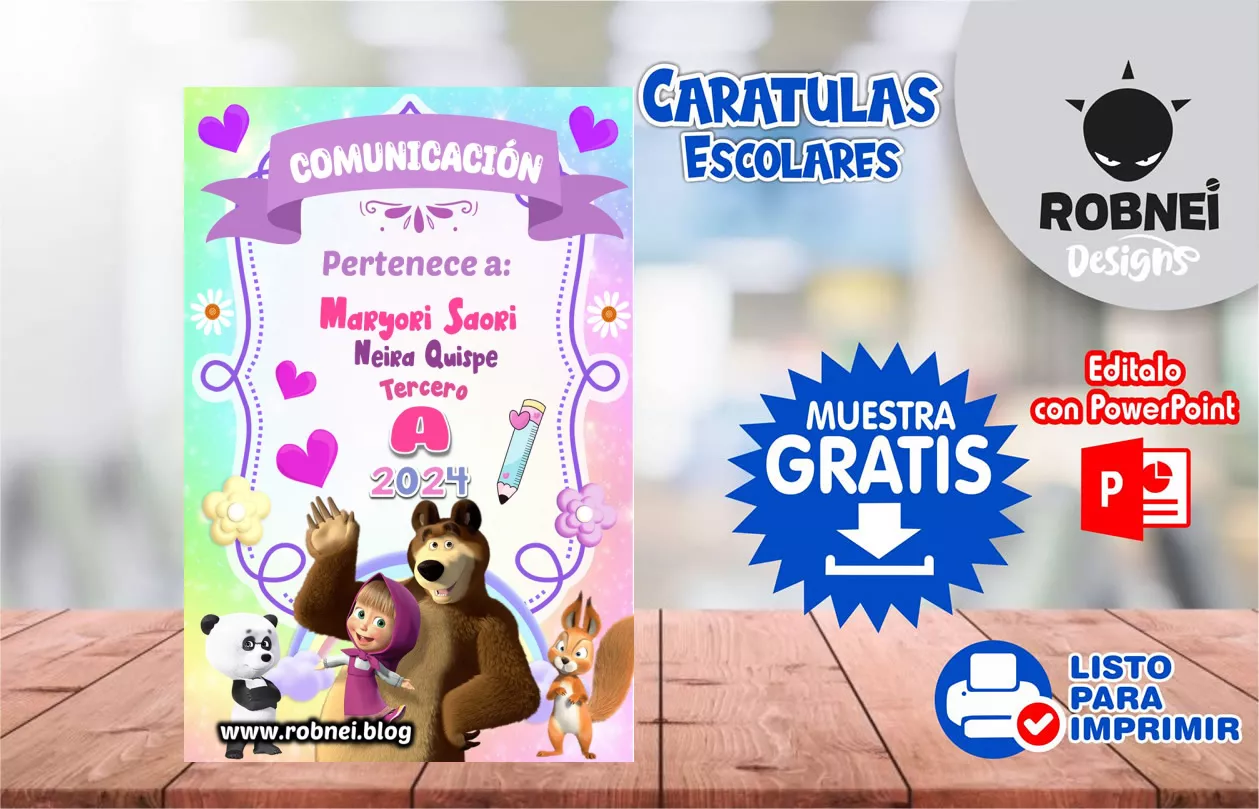 Cartula de Masha y el Oso Caratula MUESTRA GRATIS