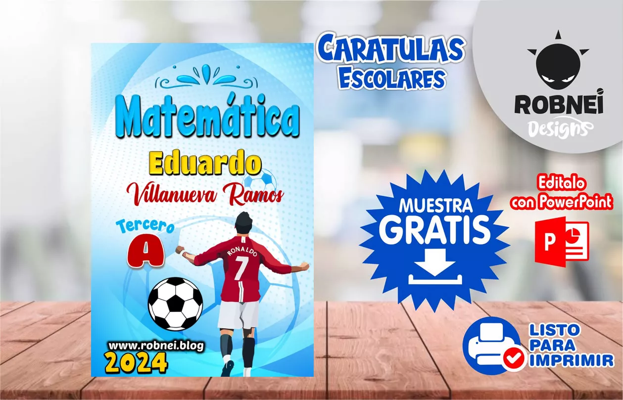 Cartula de Ronaldo Caratula Matematica MUESTRA GRATIS