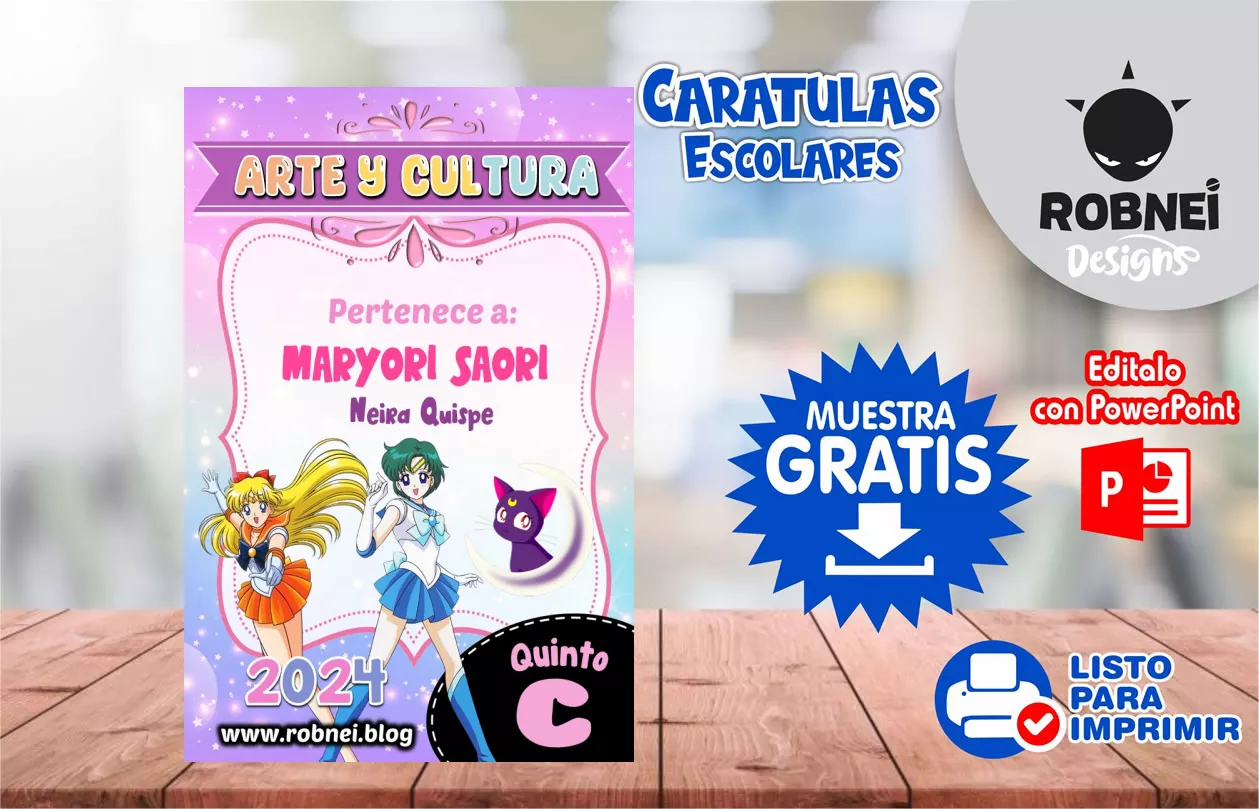 Cartula de Sailor Moon Caratula 02 MUESTRA GRATIS