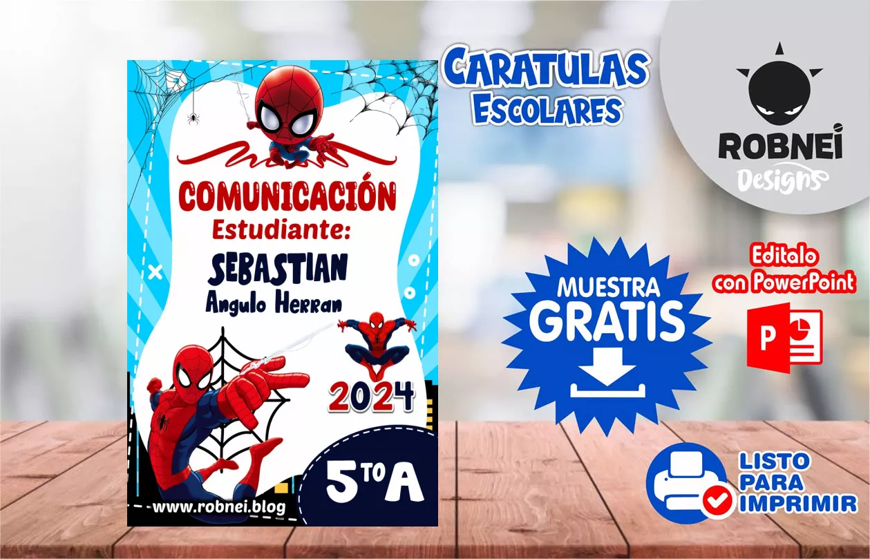 Cartula de Spiderman Caratula 02 MUESTRA GRATIS