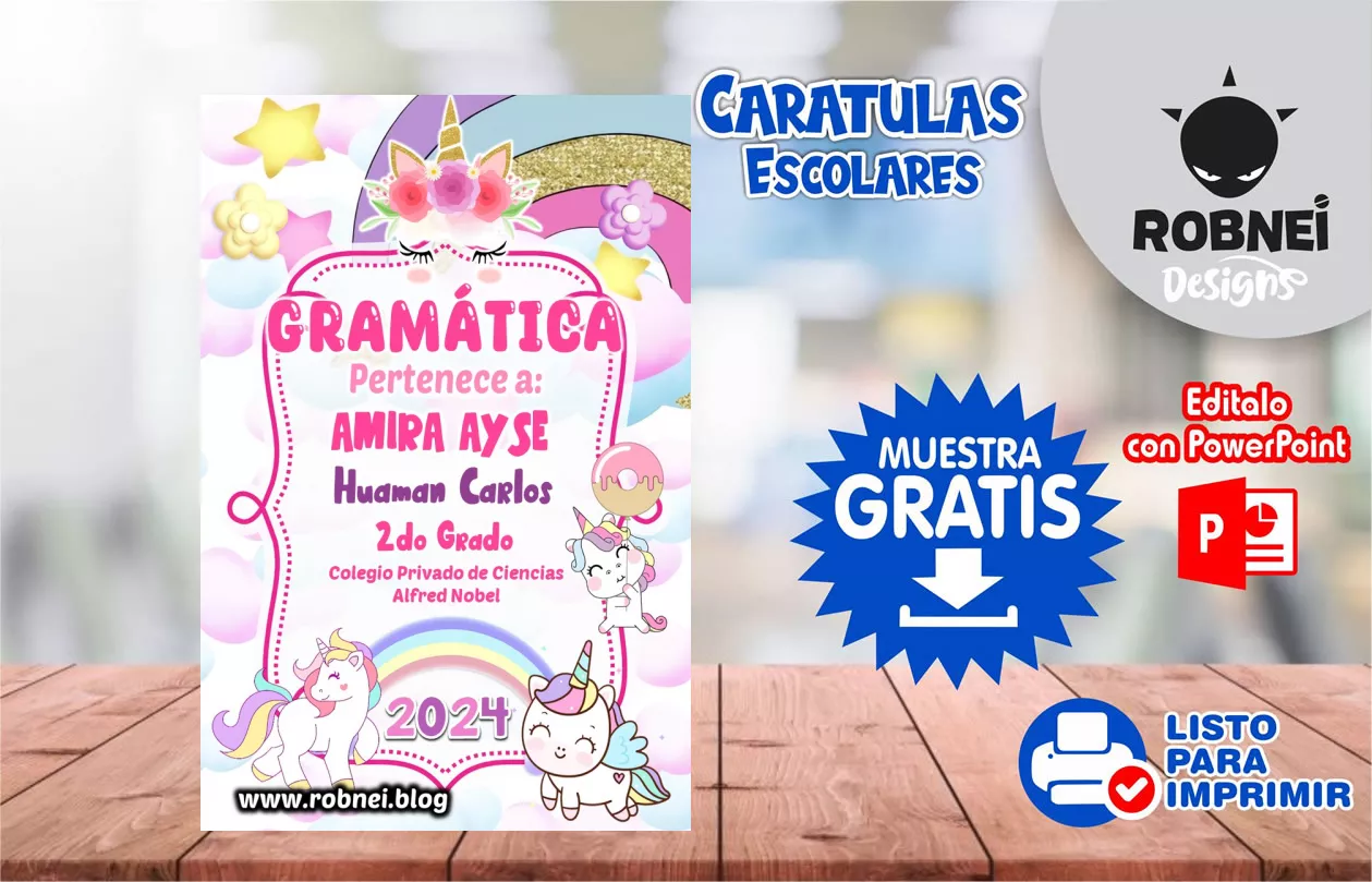 Cartula de Unicornio Caratula MUESTRA GRATIS