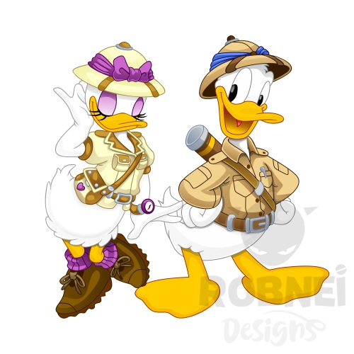 donald-y-daisy-safari-exploradores