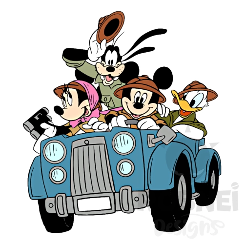 mickey y amigos safari auto