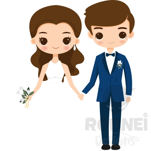 cute-bride-groom-cartoon-wedding