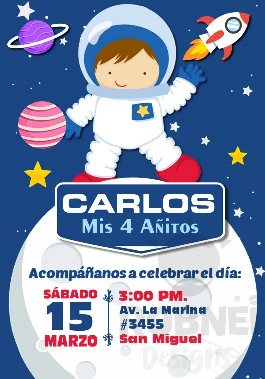 Archivo de Invitacion Astronauta