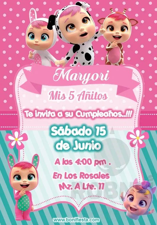 Archivo de Invitacion Bebe Llorones