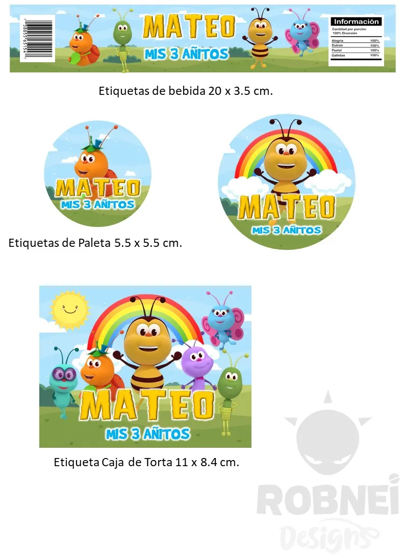 Archivo de Etiquetas Bichikids Boy