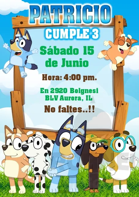 Archivo de Invitacion Bluey