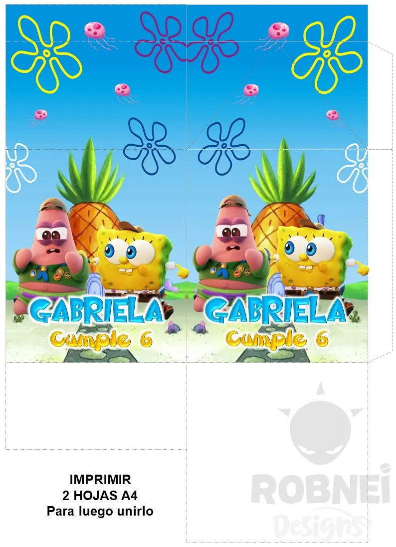 Archivo de Cajita Milk Bob Esponja baby