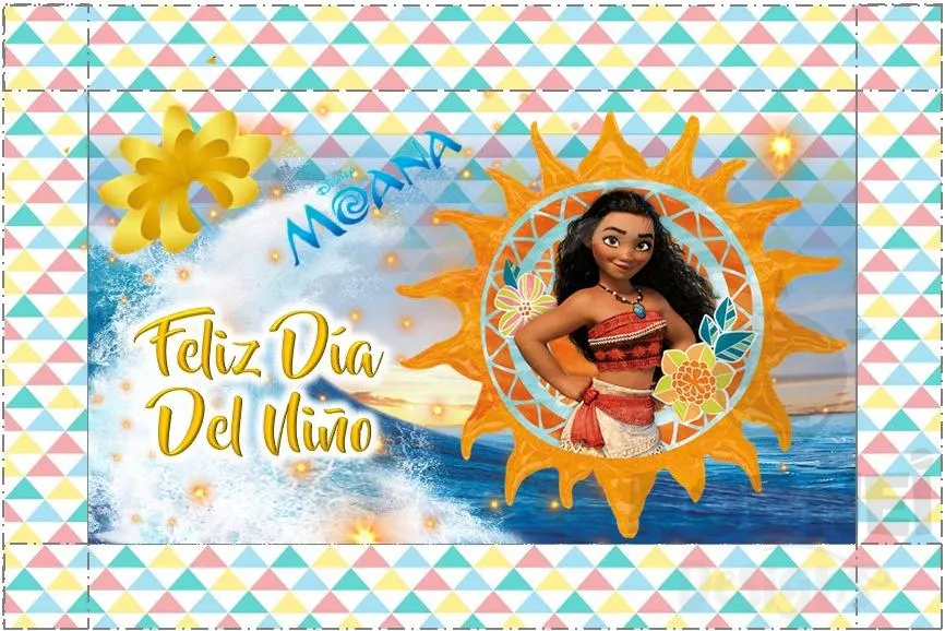 Archivo de Caja Rectangular Dia del Nio Moana