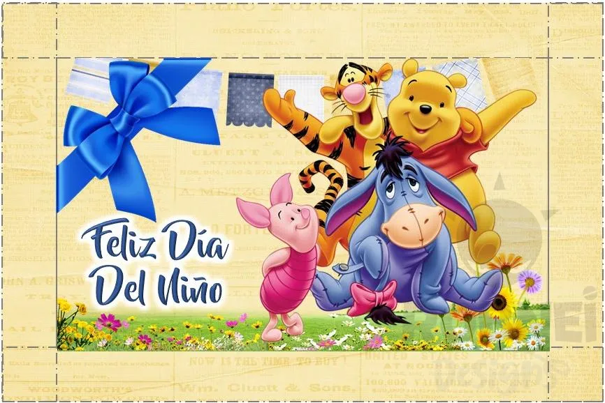 Archivo de Caja Rectangular Dia del Nio Winnie Pooh