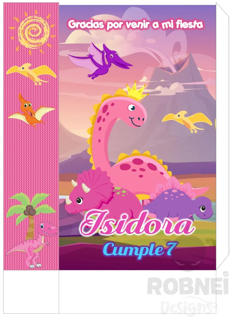 Archivo de Bolsa Impresa Dinosaurios Girls