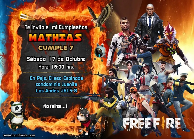 Archivo de Free Fire Invitacion