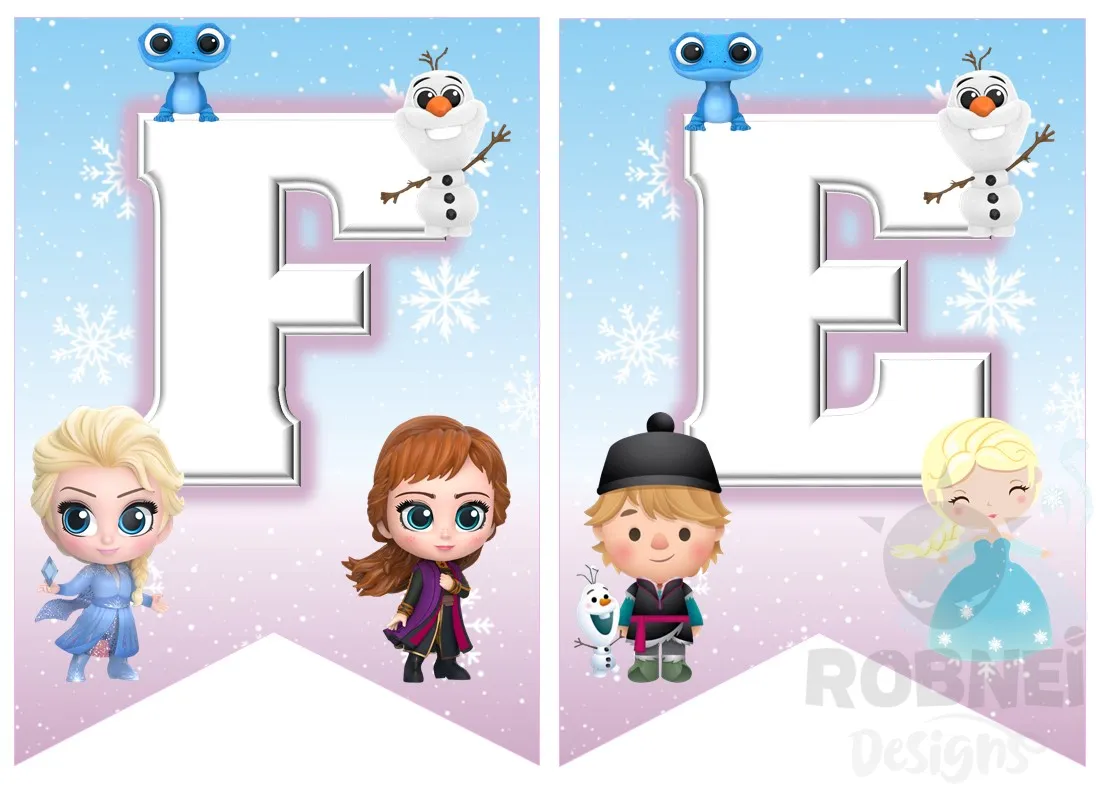 Archivo de Banderin Frozen Chibi