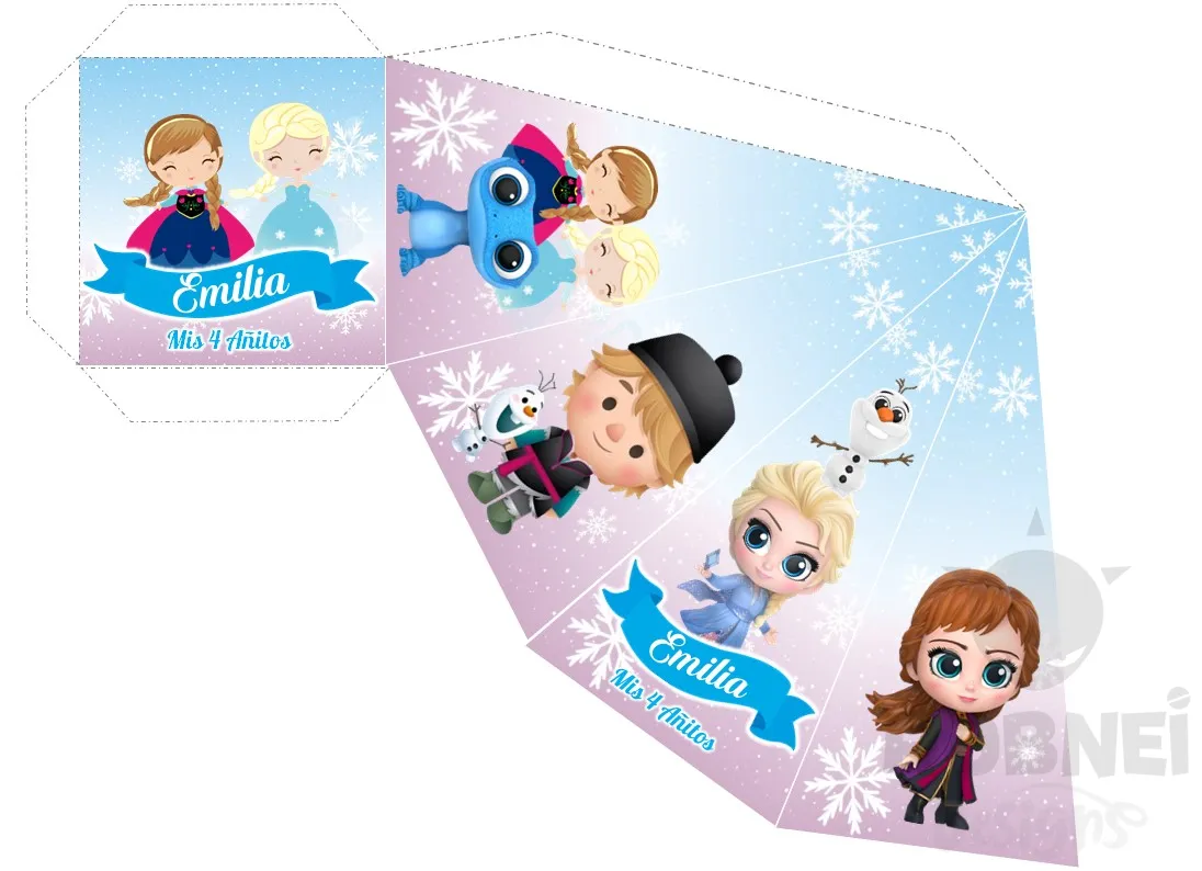 Cajita-Piramide-Frozen-Chibi