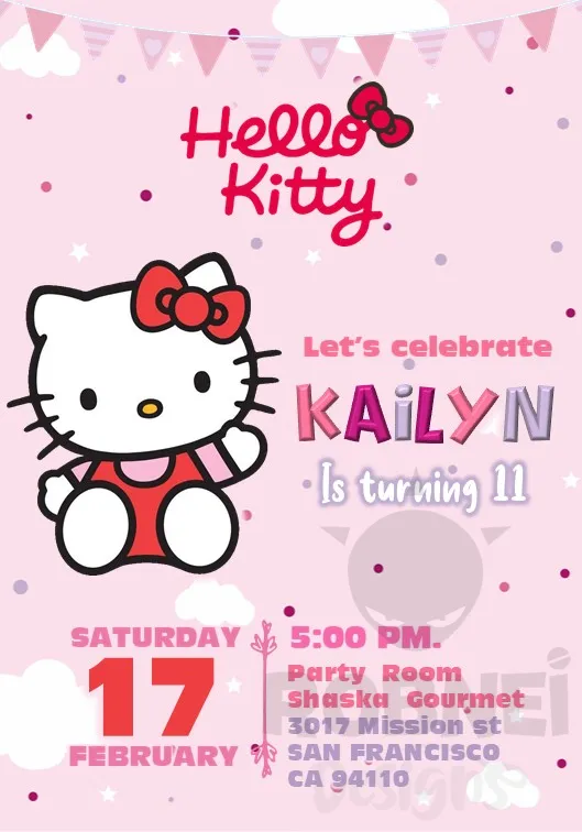 Archivo de Invitacion Hello Kittie 02