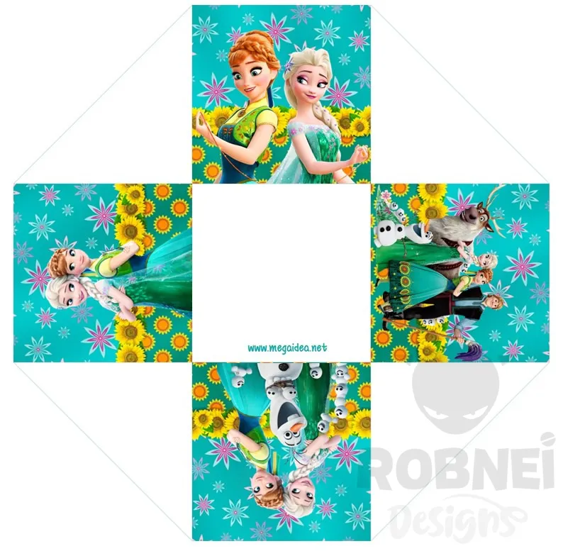 Archivo de Frozen Fever Cajita Invitacion