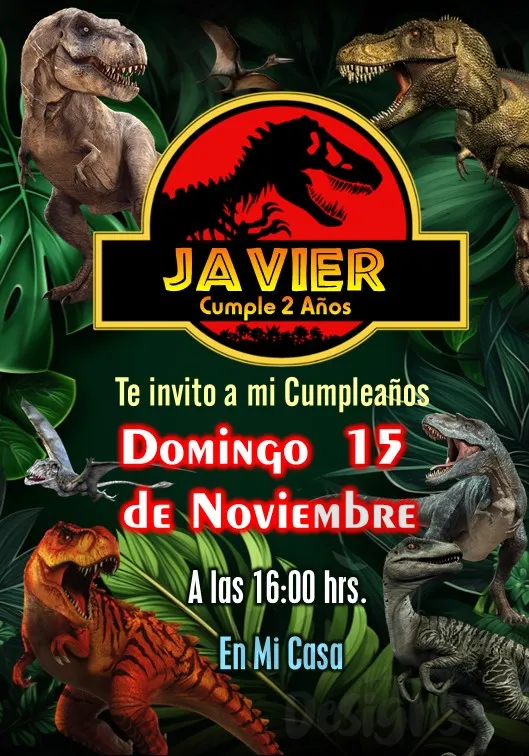 Archivo de Invitacion Jurasic Park