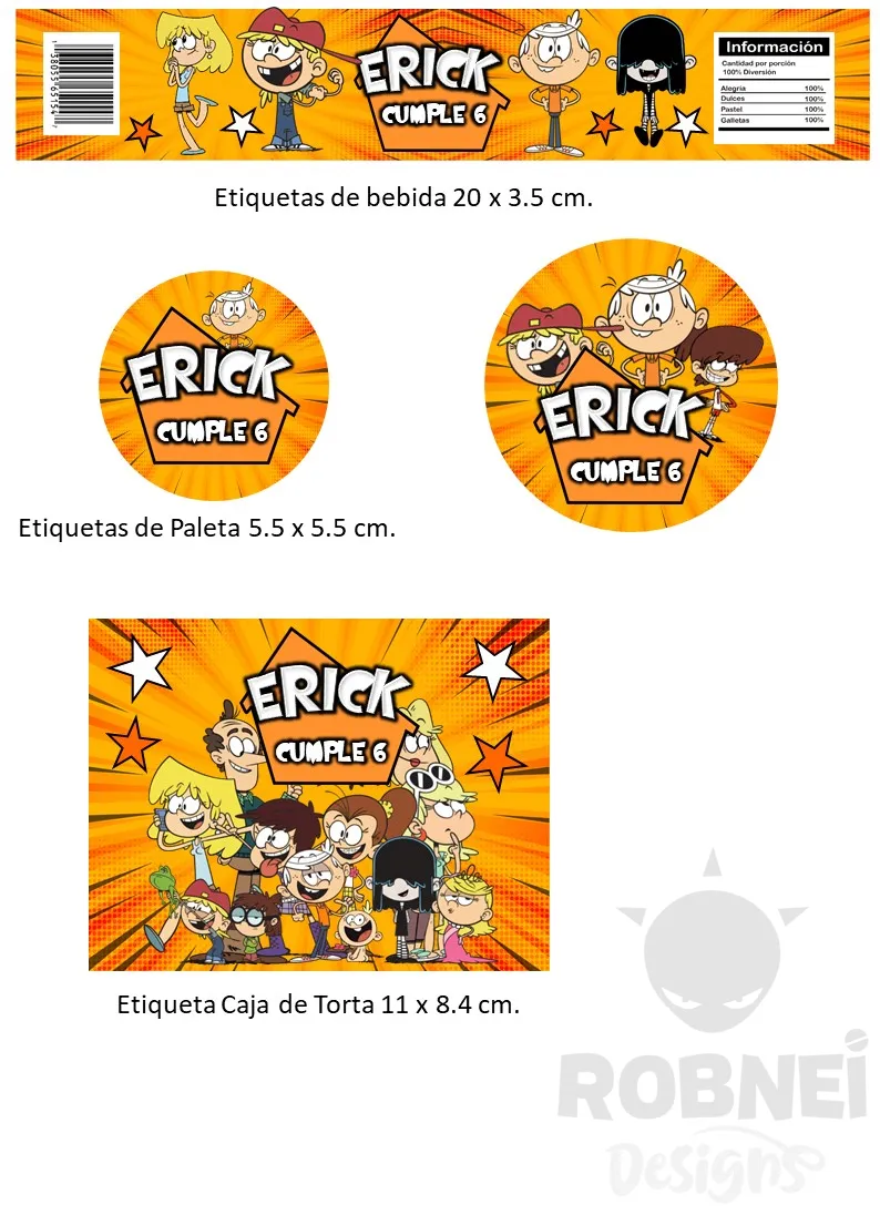 Etiquetas-Loud-House