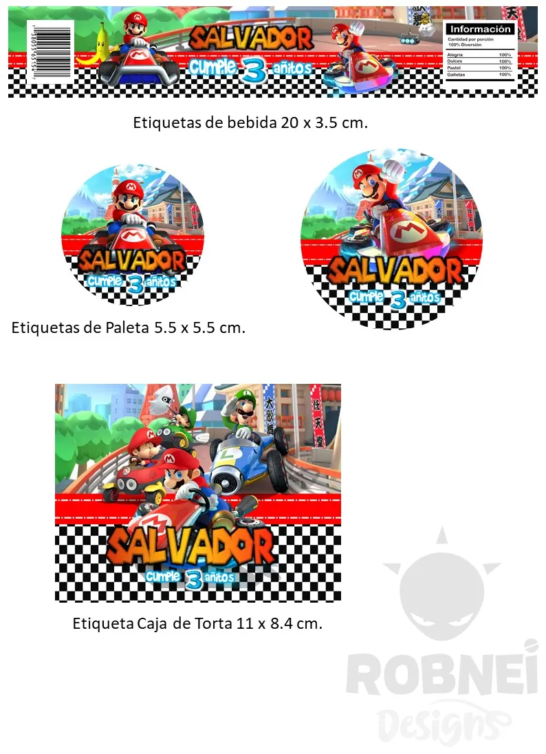 Etiquetas-Mario-Kart