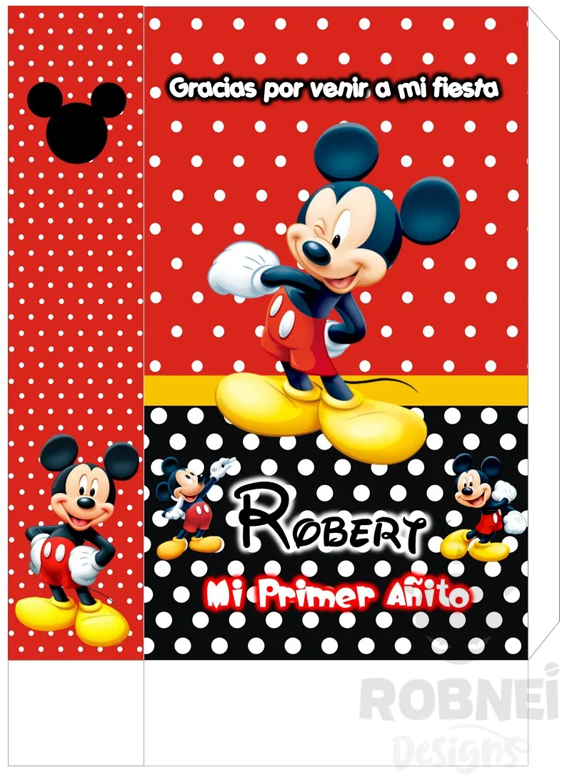 Archivo de Bolsa Mickey Rojo