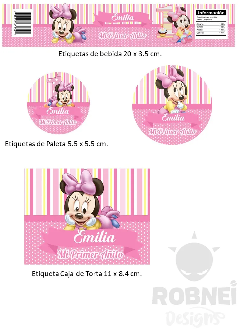 Etiquetas-Minnie-Bebe