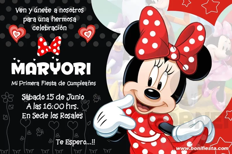 Archivo de Minnie Roja 01 Invitacion