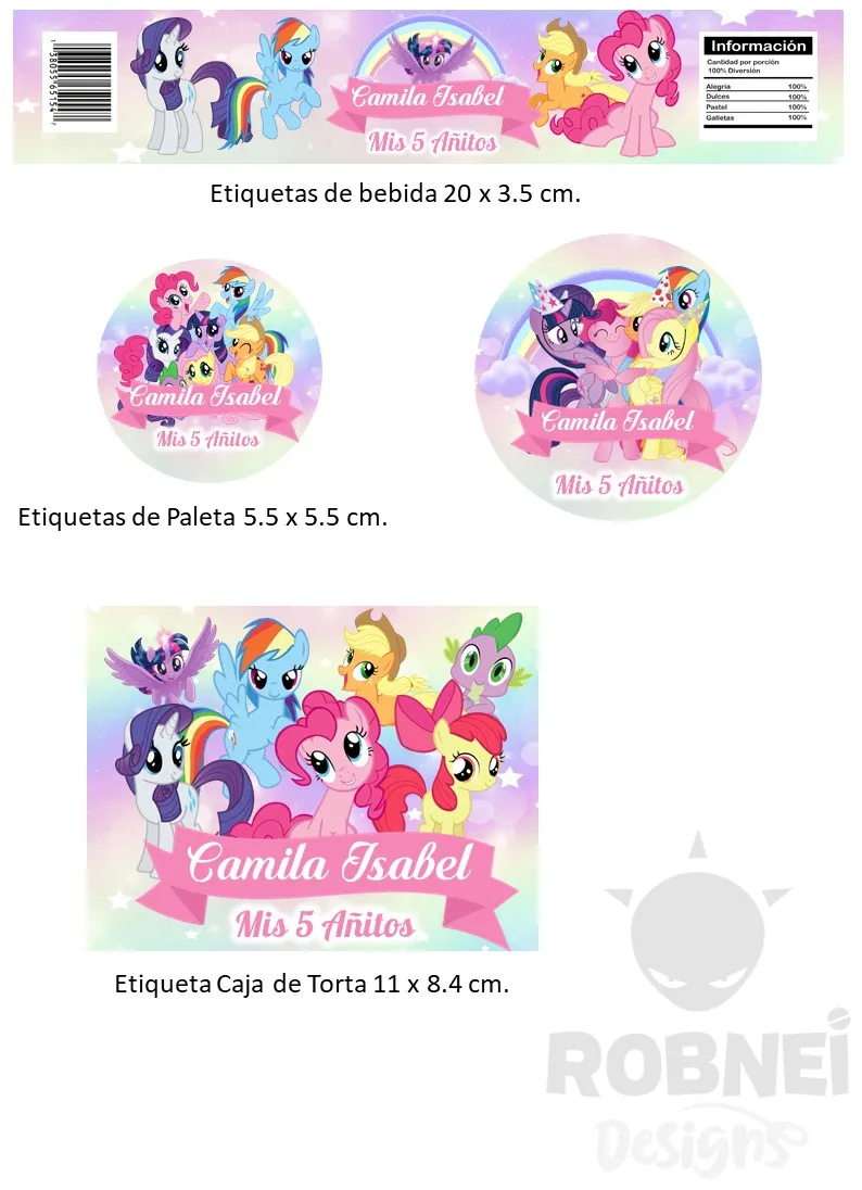 Etiquetas-My-Little-Pony