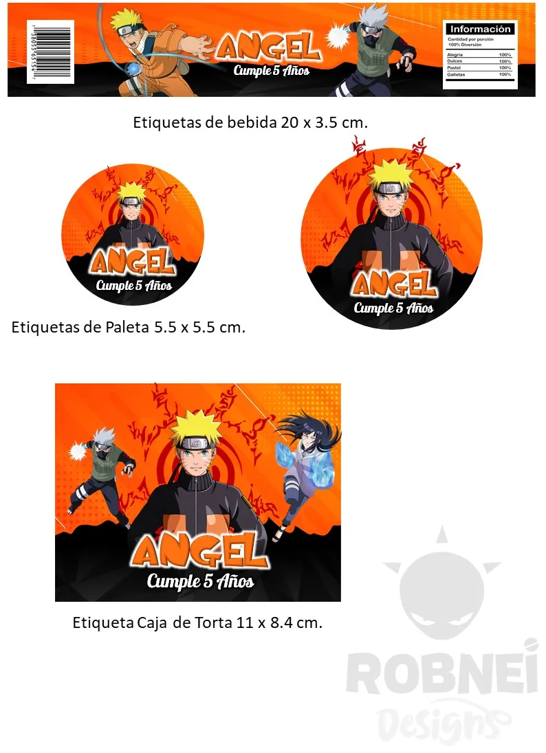 Etiquetas-Naruto