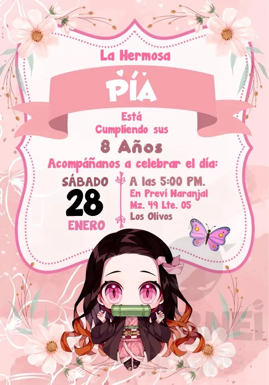 Archivo de Invitacion Nezuko