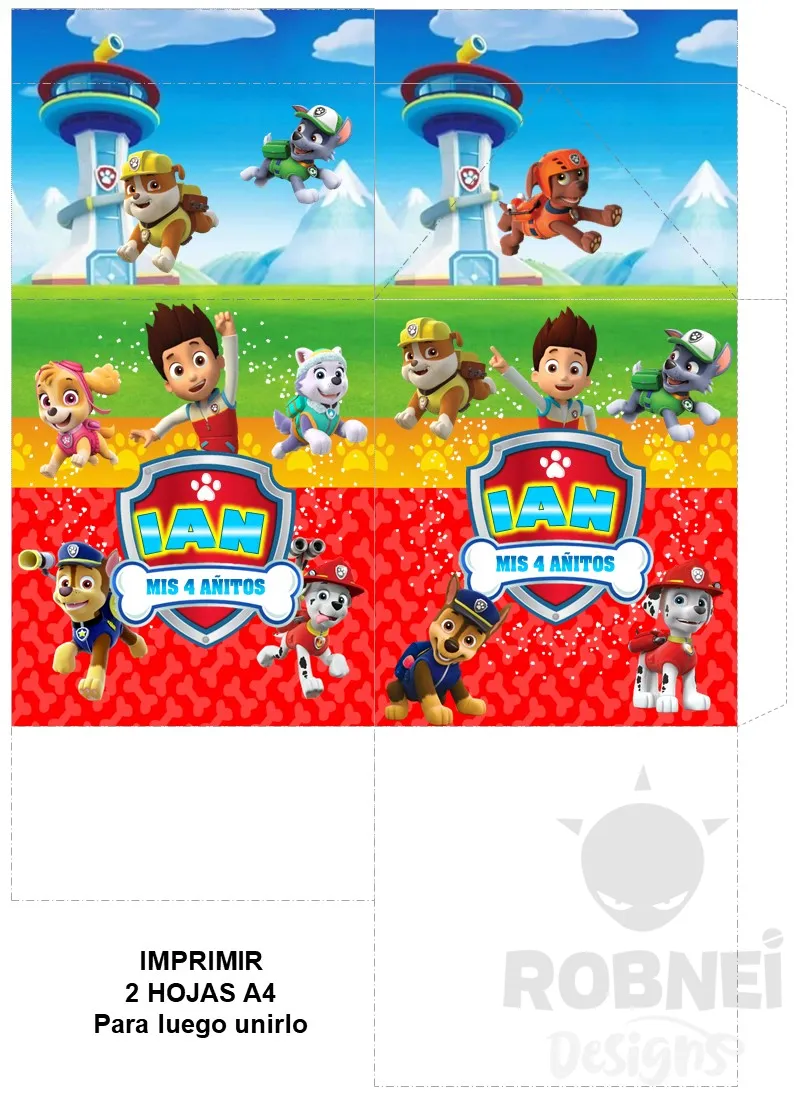 Archivo de Cajita Milk Paw Patrol