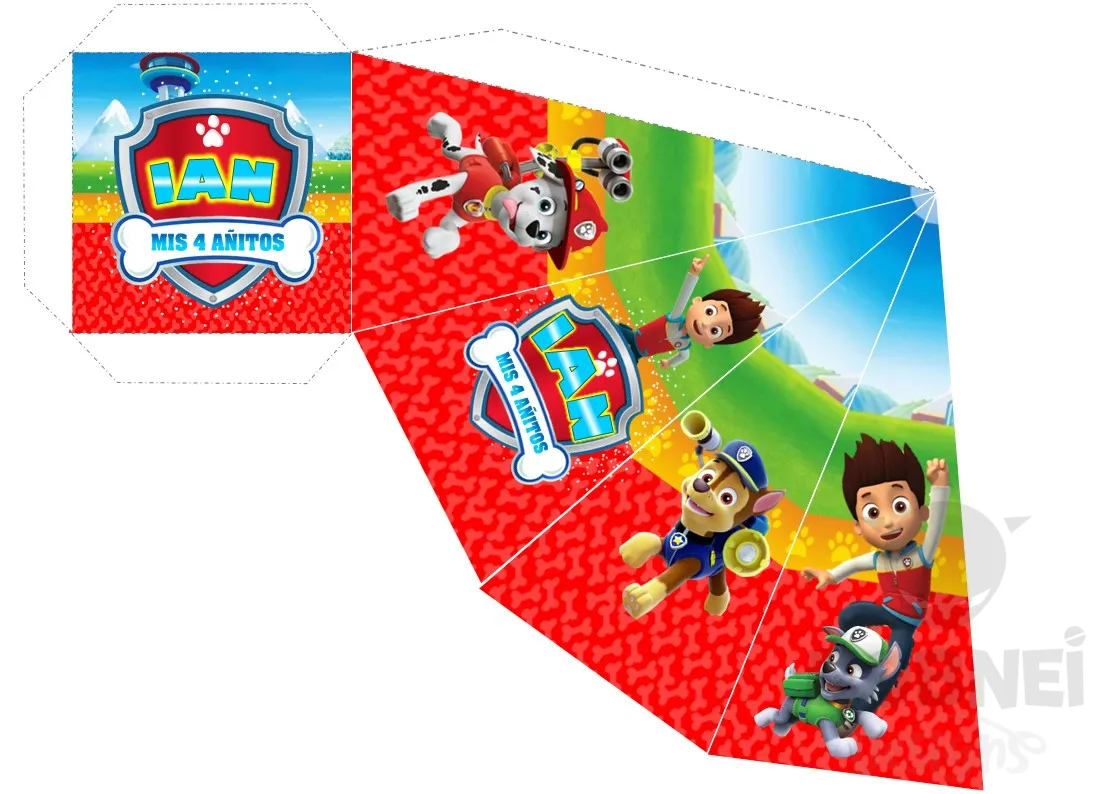 Archivo de Cajita Piramide Paw Patrol