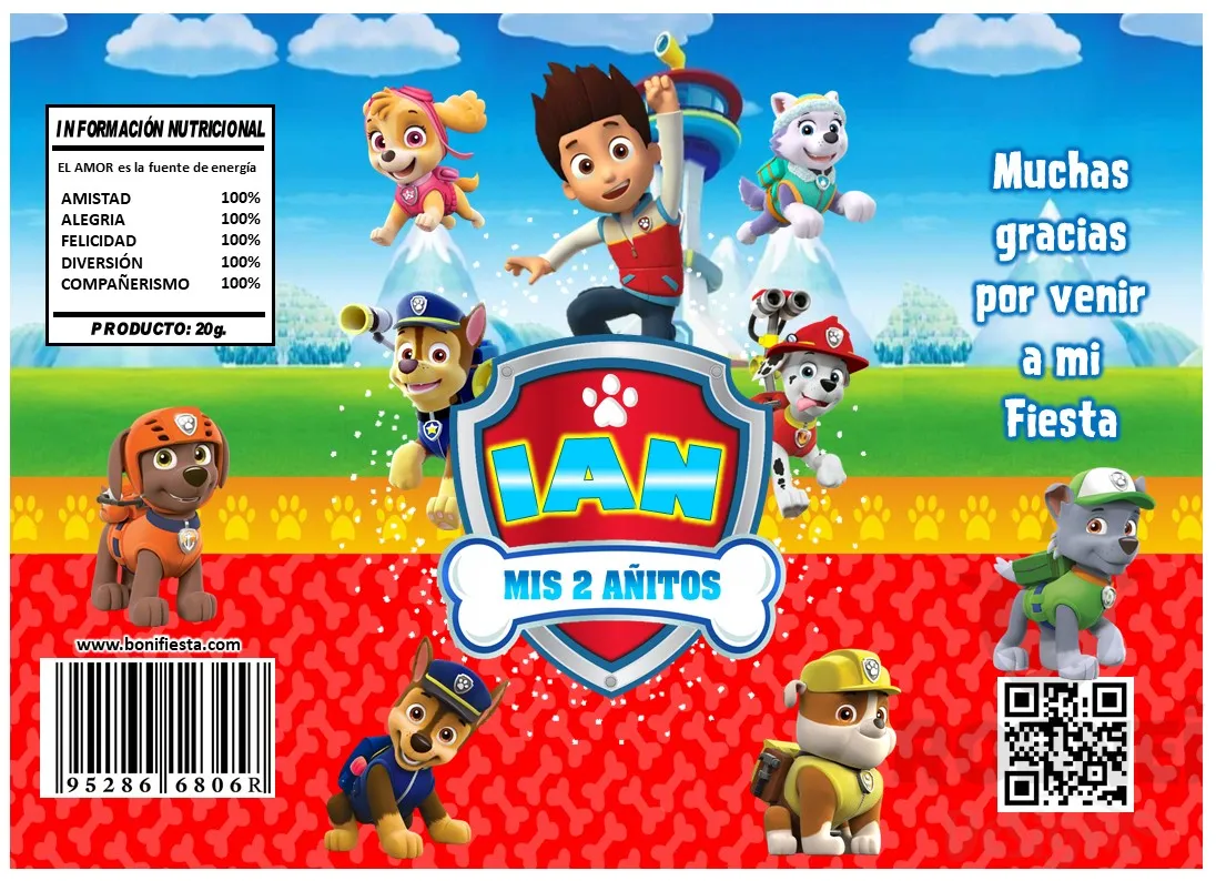 Archivo de ChipsBags Paw Patrol