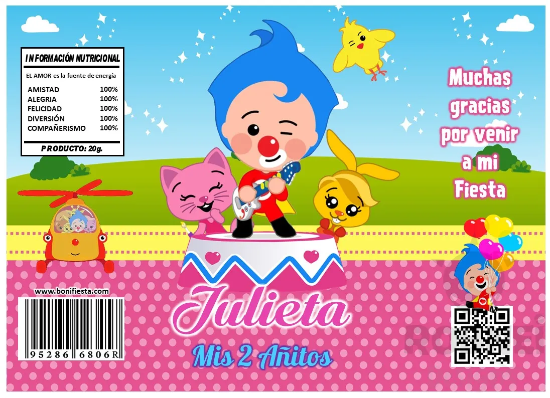 Archivo de ChipsBags Payaso Plim Plim Rosa