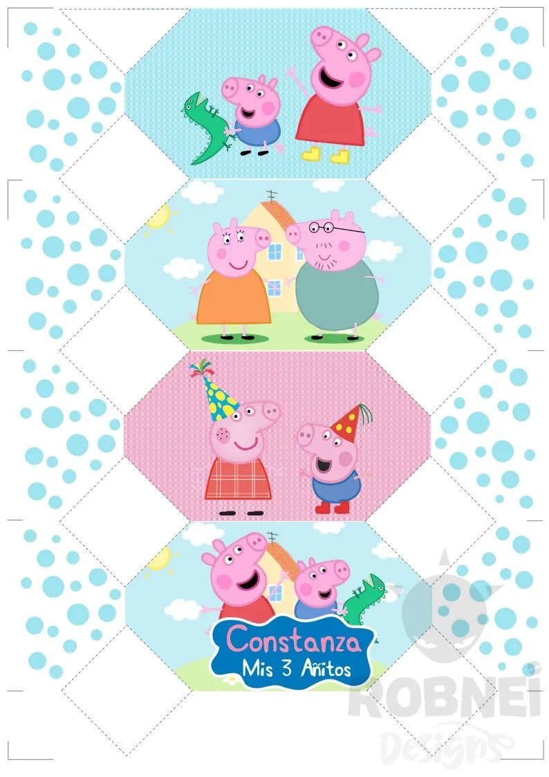 Archivo de Cajita Caramelo Peppa Pig Familia