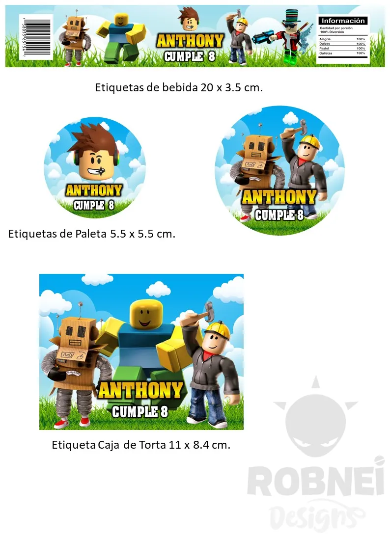 Etiquetas-Roblox