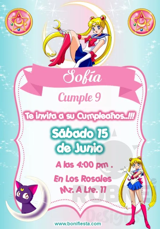 Archivo de Invitacion Sailor Moon