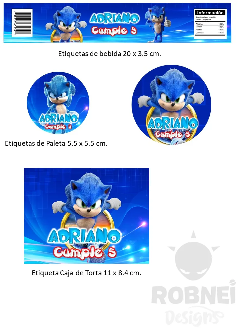 Archivo de Etiquetas Sonic