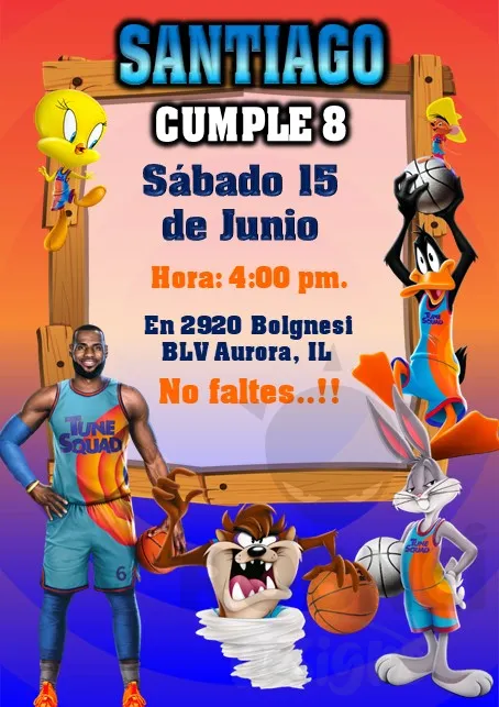 Archivo de Invitacion Space Jam 2