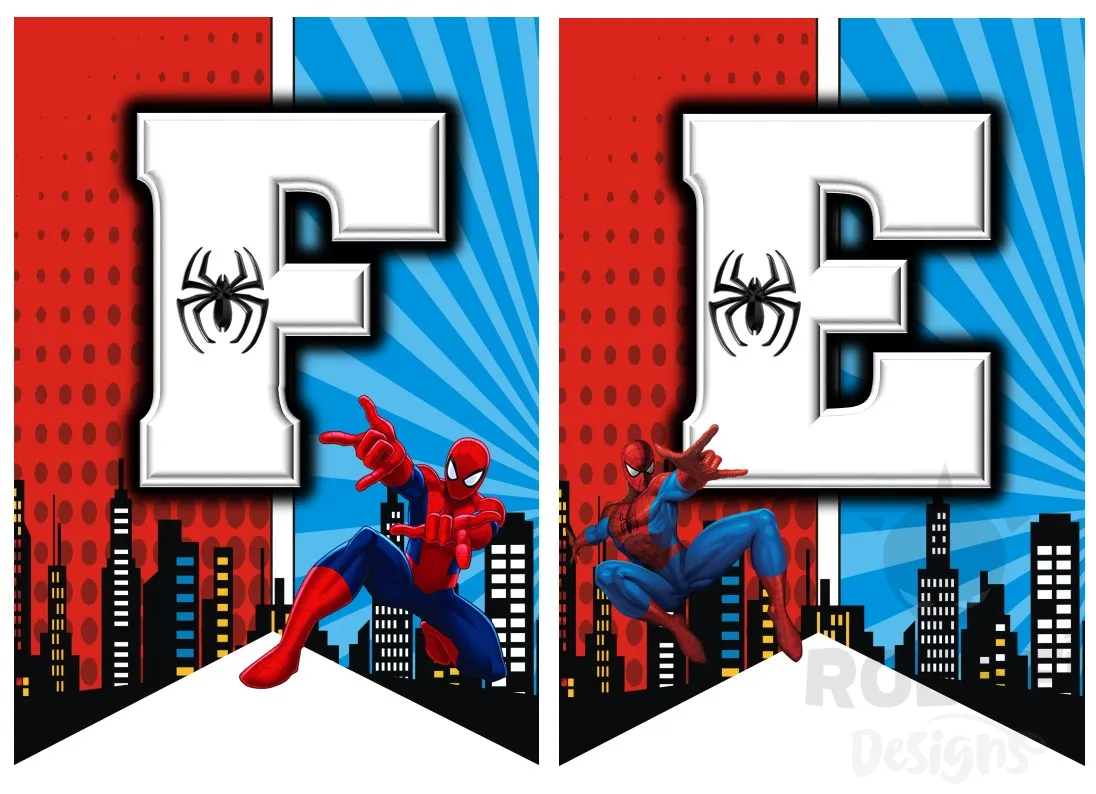 Banderin-Spiderman