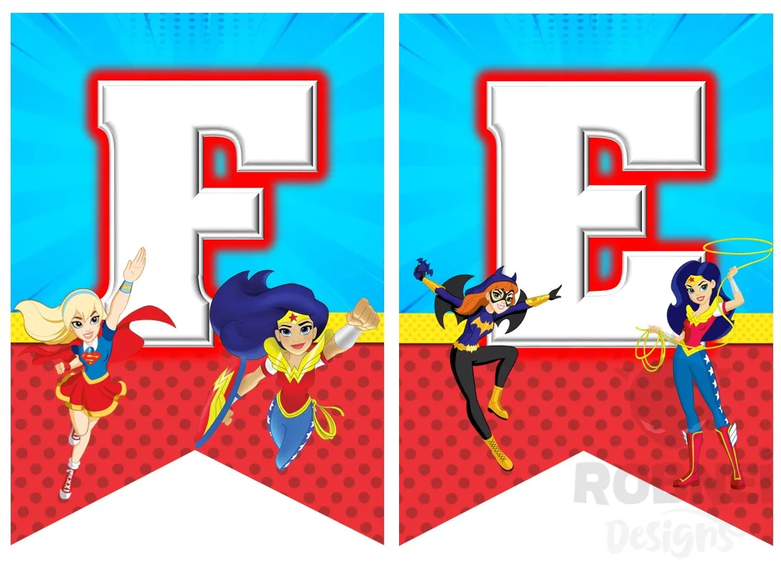 Banderin-Super-Hero-Girls