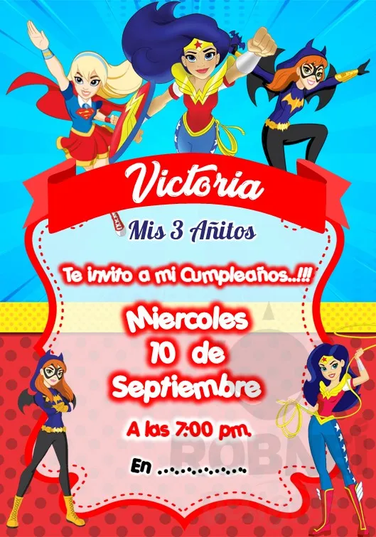 Invitacion-Super-Hero-Girls