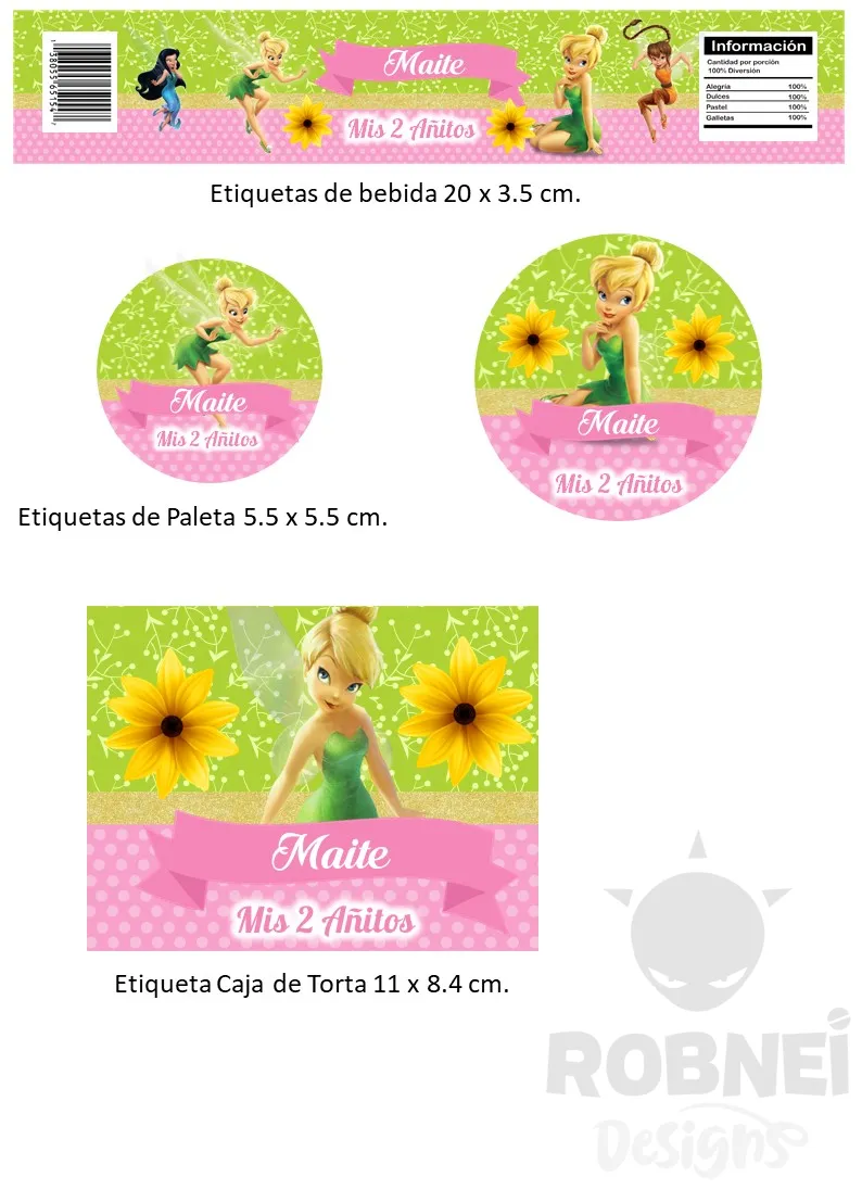 Etiquetas-Tinkerbell