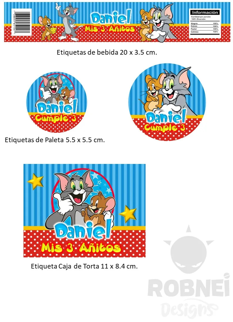 Etiquetas-Tom-y-Jerry